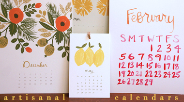 2012 calendars