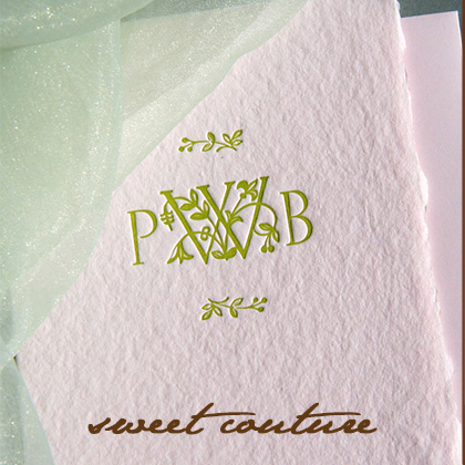 couture personalized stationery